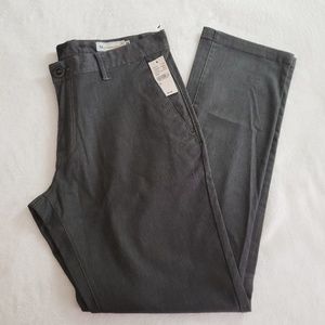 VOLCOM : Grey Modern Straight Dress Pants